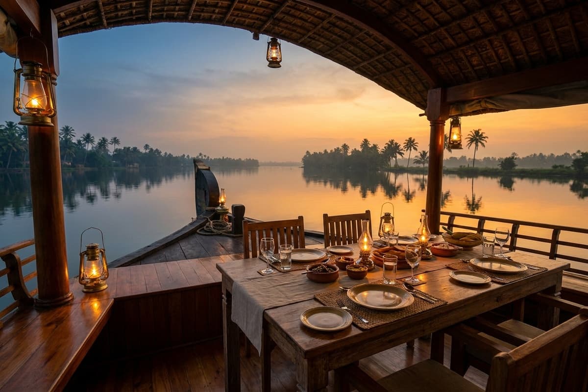 Backwater Kettuvallam, Alleppey, Kerala